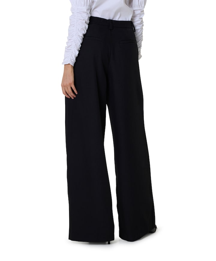 LunaCC Eyelet Wide LL broek zwart
