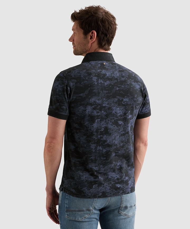 Heren polo grijs