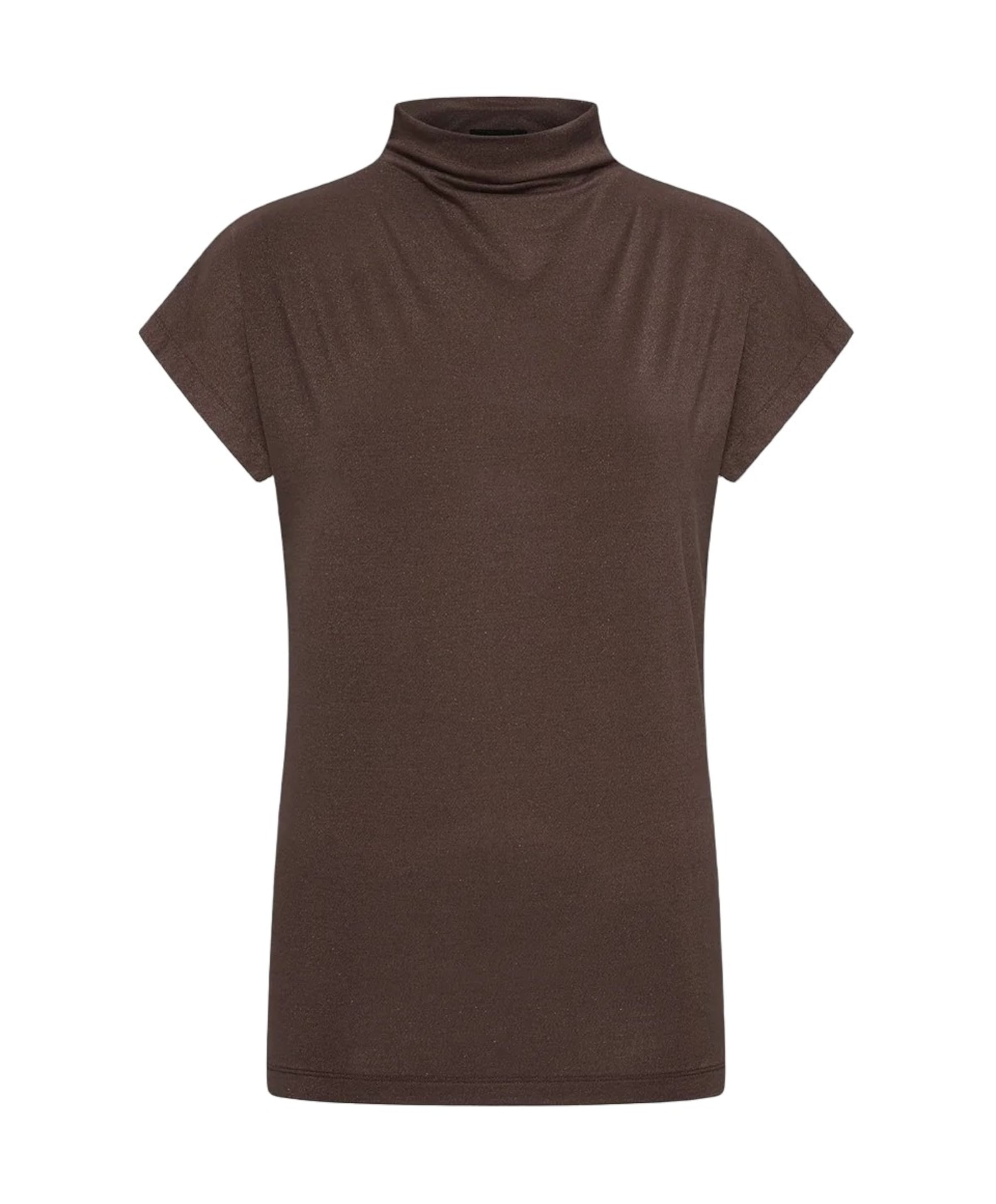 Dames top bruin