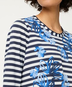 Dames longsleeve blauw