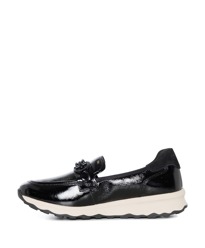 Slip-on dames instappers zwart