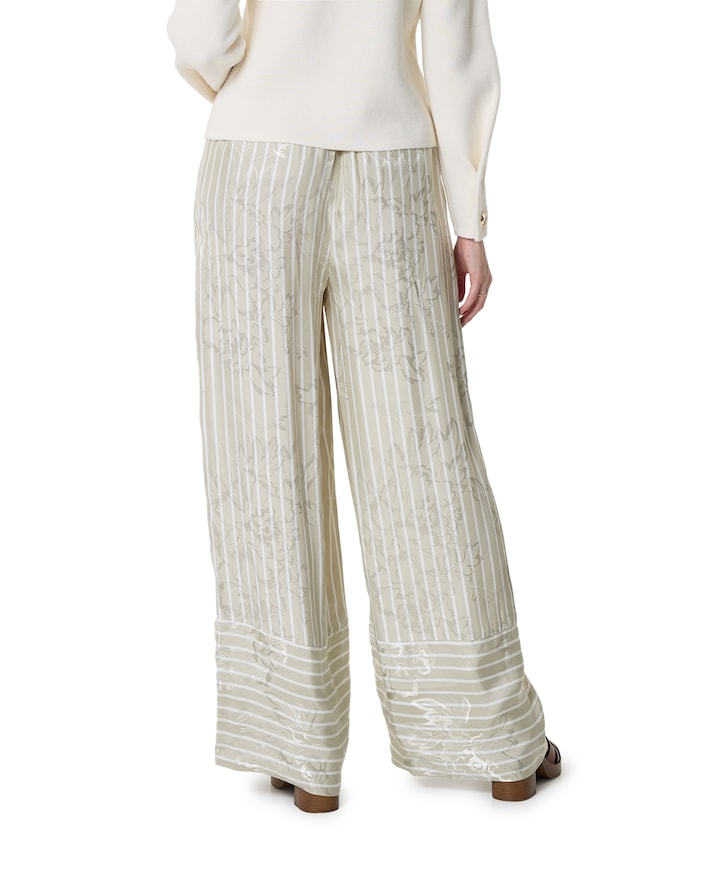 MMBiby Flawo Stripe broek groen