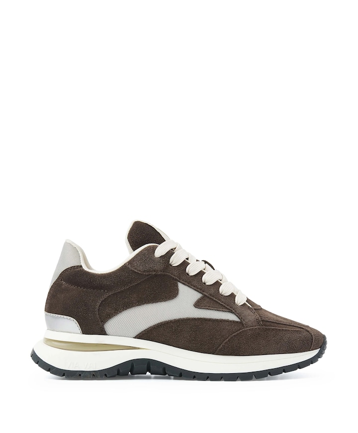 Usher Riggs dames sneakers bruin