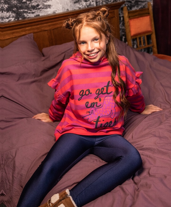 Meisjes hoodie multicolor