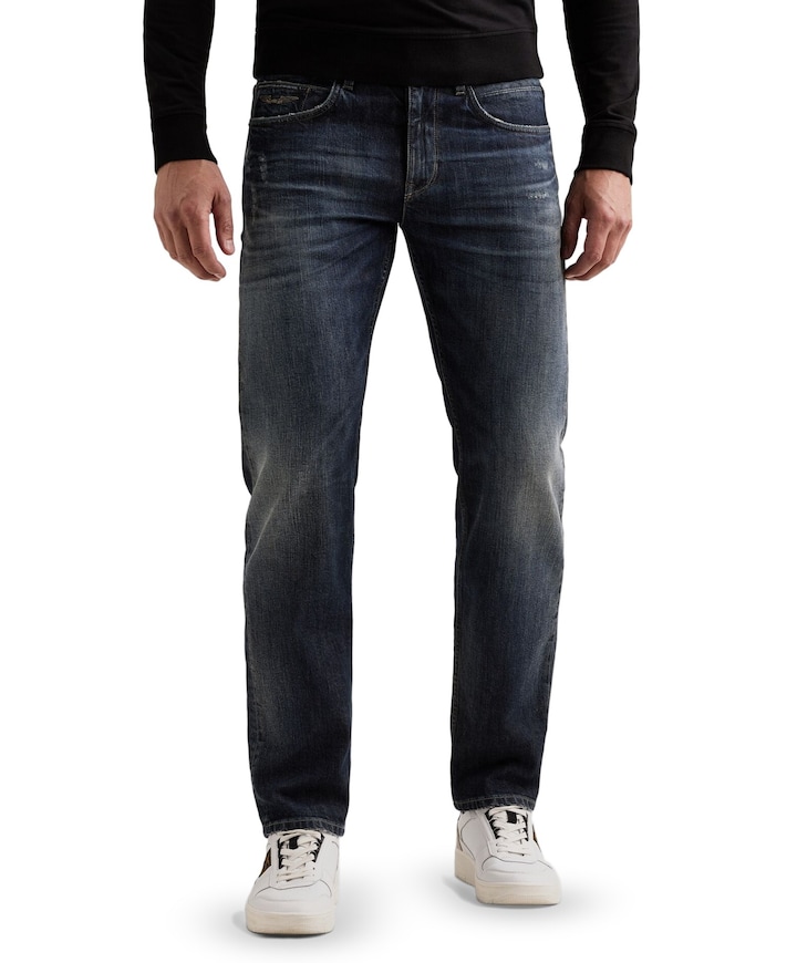 WINGLOAD UNIQUE DARK SHADE heren jeans blauw