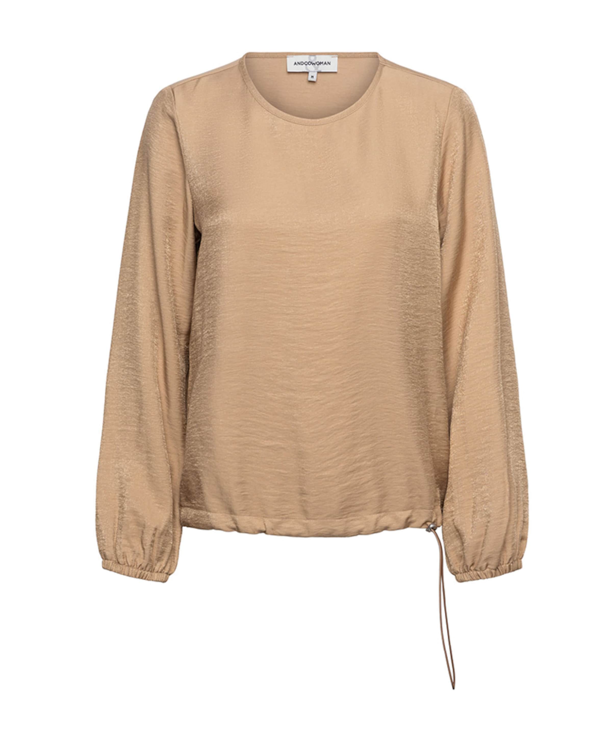 Dames top beige