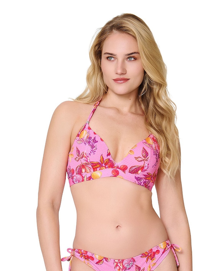 Dames bikinitop roze