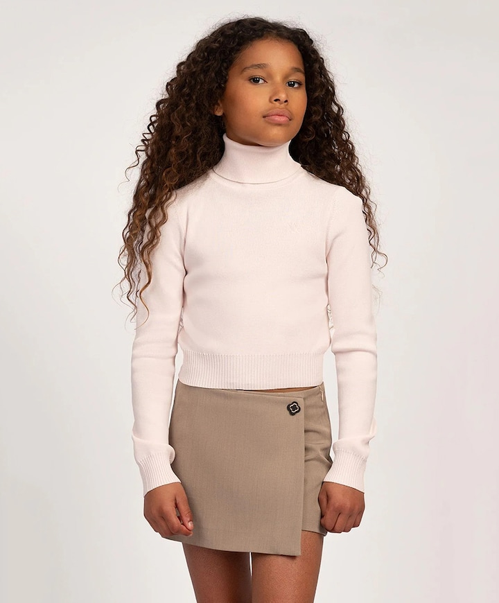 Meisjes rok beige