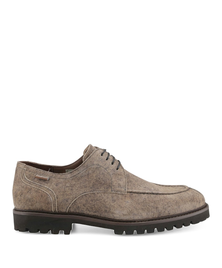 heren veterschoenen beige