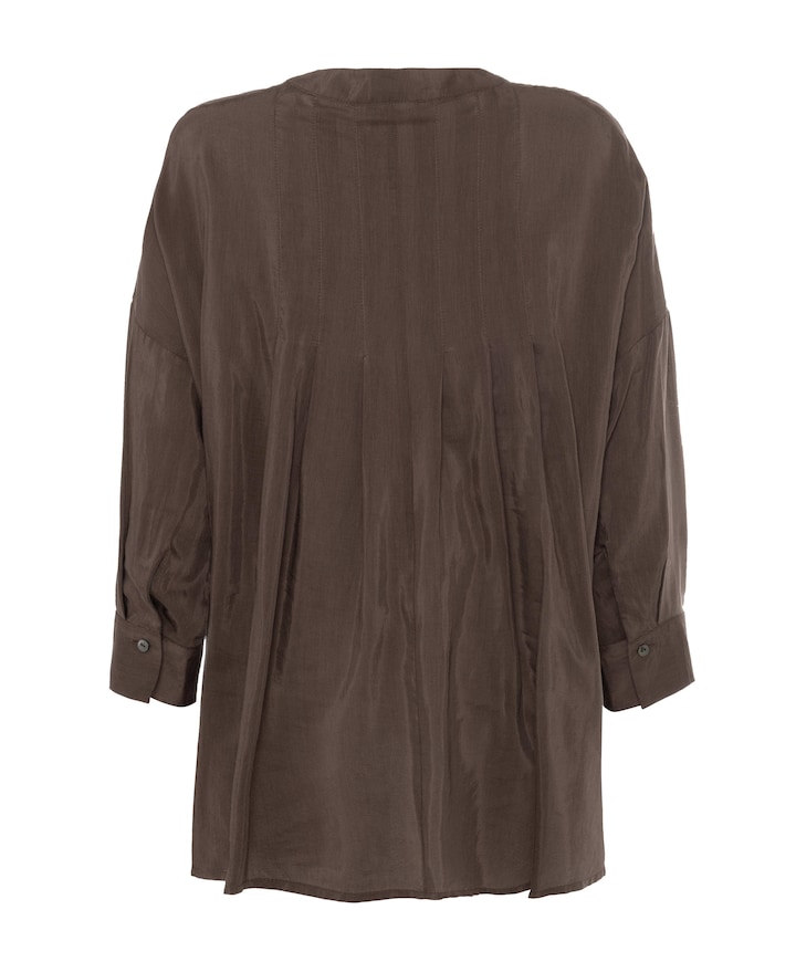 Dames blouse bruin