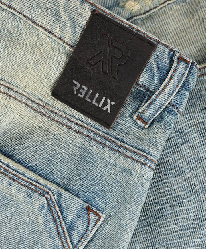 Straight jongens korte broek blauw