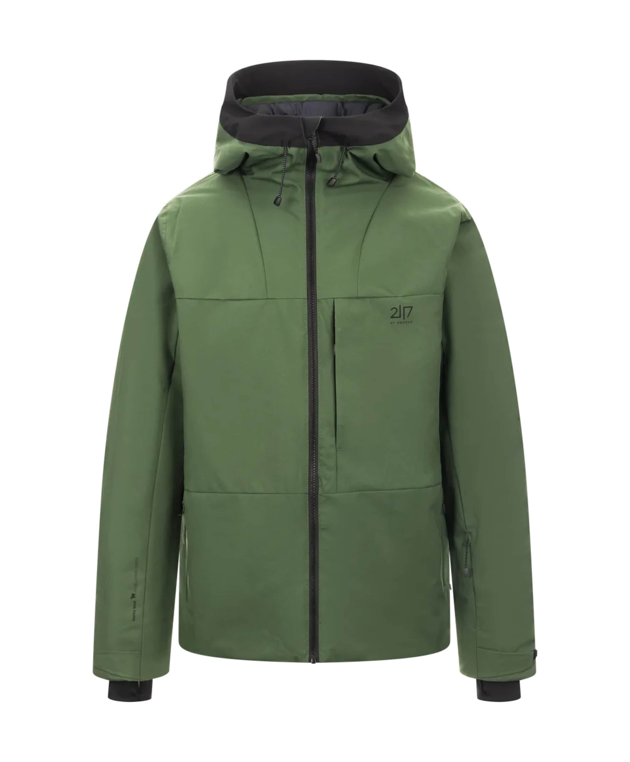 Heren ski-jas groen