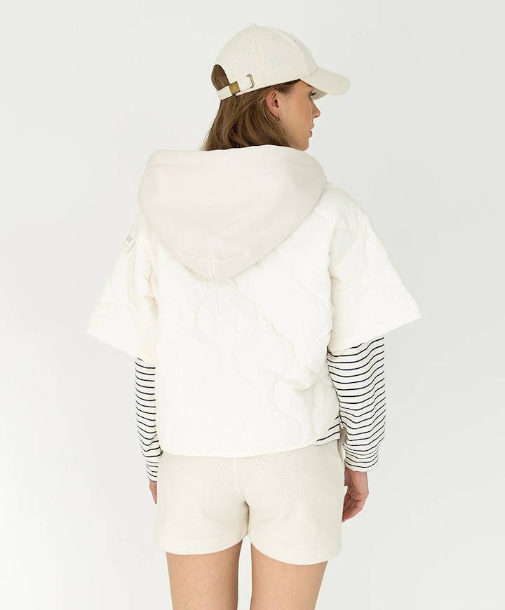 Dames bodywarmer ecru