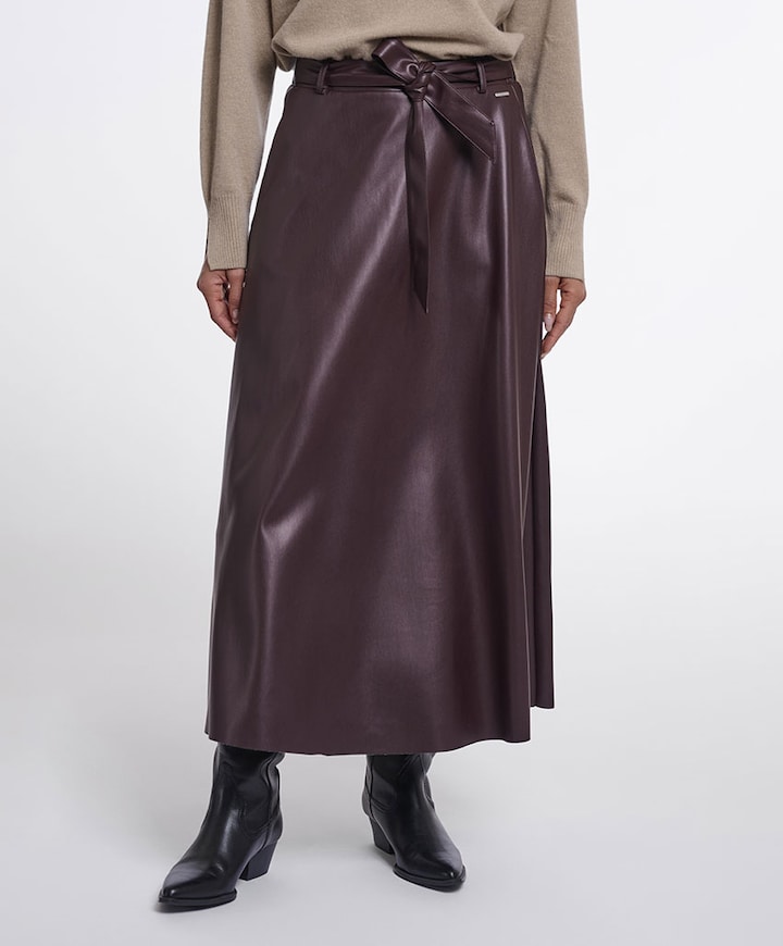 Dames rok bruin