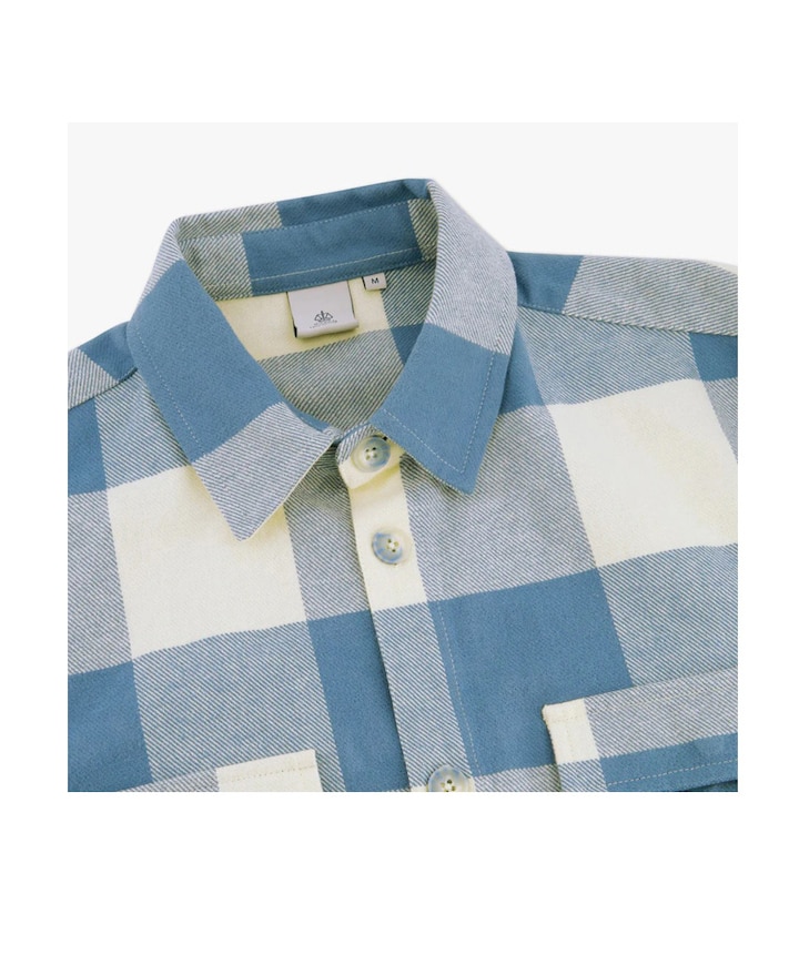 Overhemd lange mouw blauw