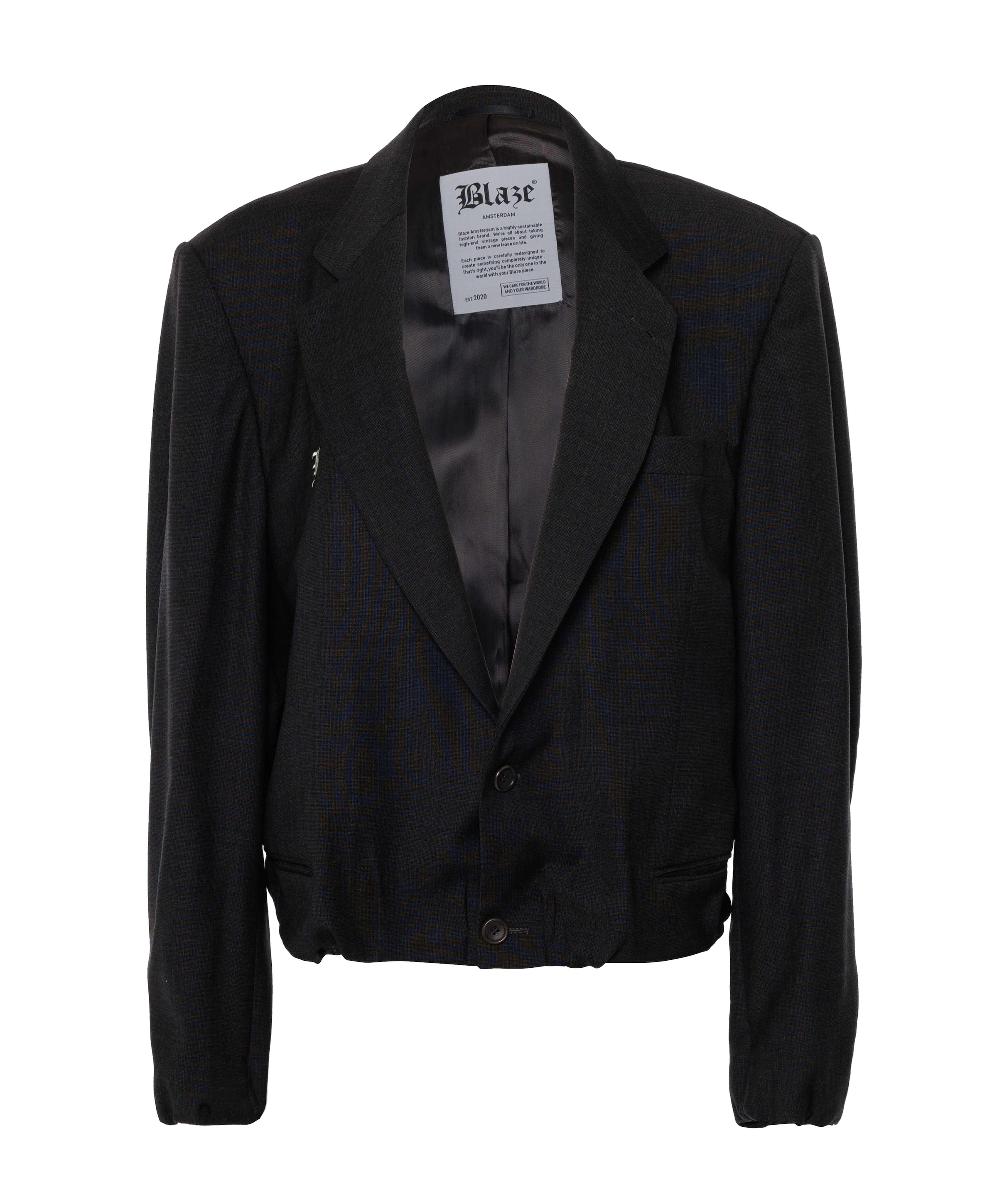 Dames blazer grijs