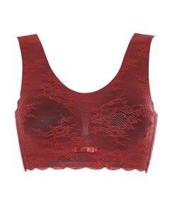 Dames bralette rood