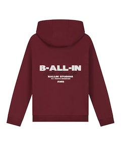 Jongens hoodie bordeaux