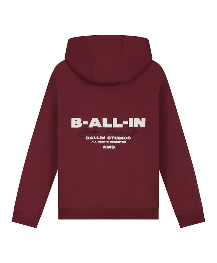 Jongens hoodie bordeaux