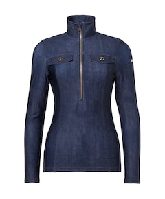 Dames pully blauw