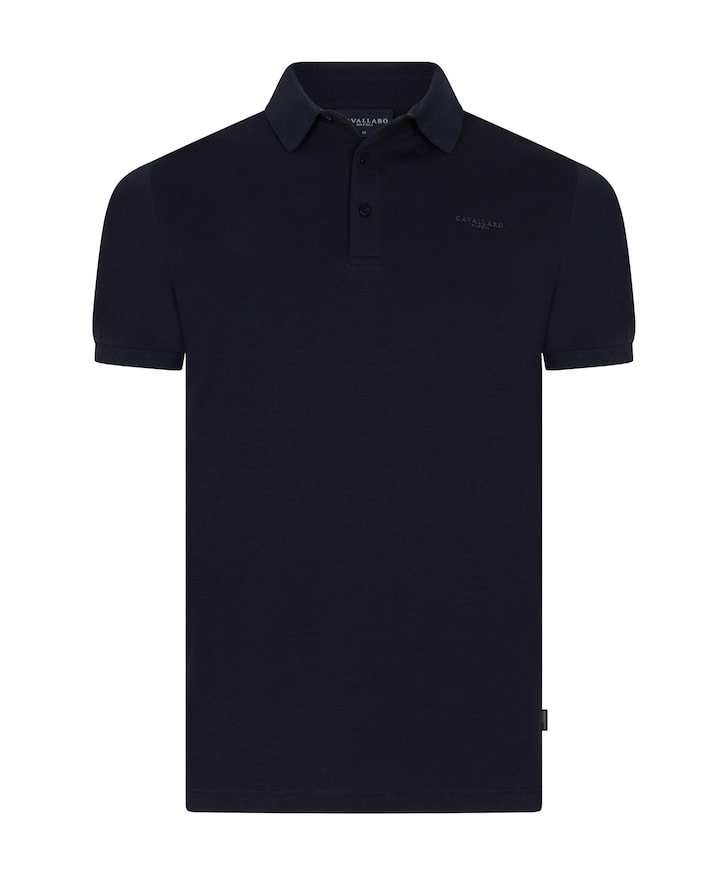 Heren polo blauw