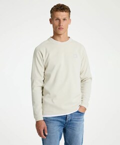 Heren longsleeve ecru