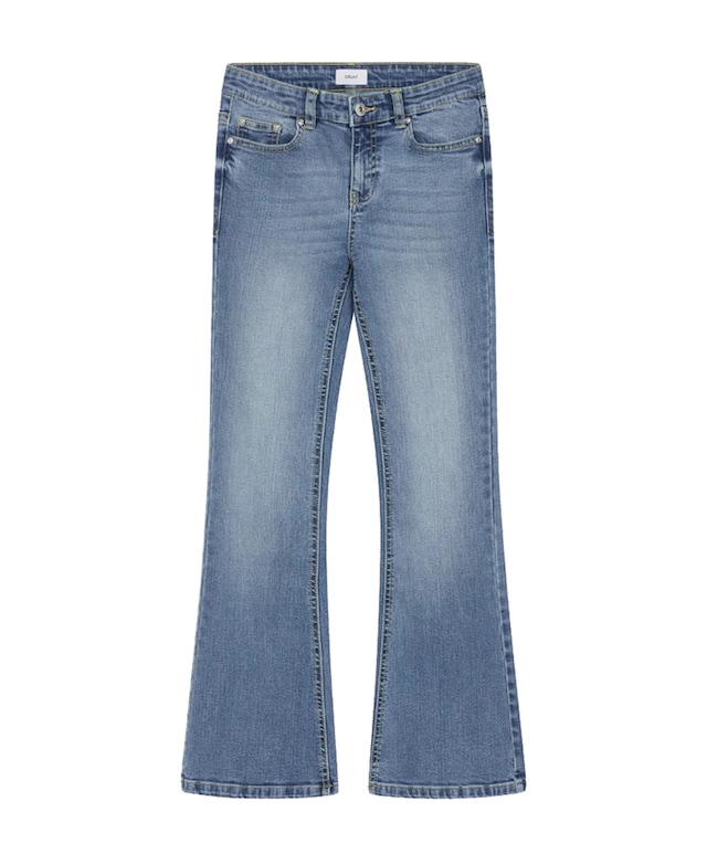 Texas low flare  jeans blauw