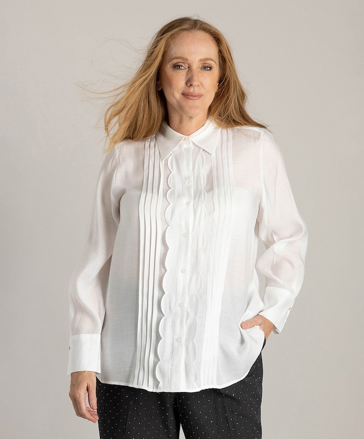Dames blouse ecru