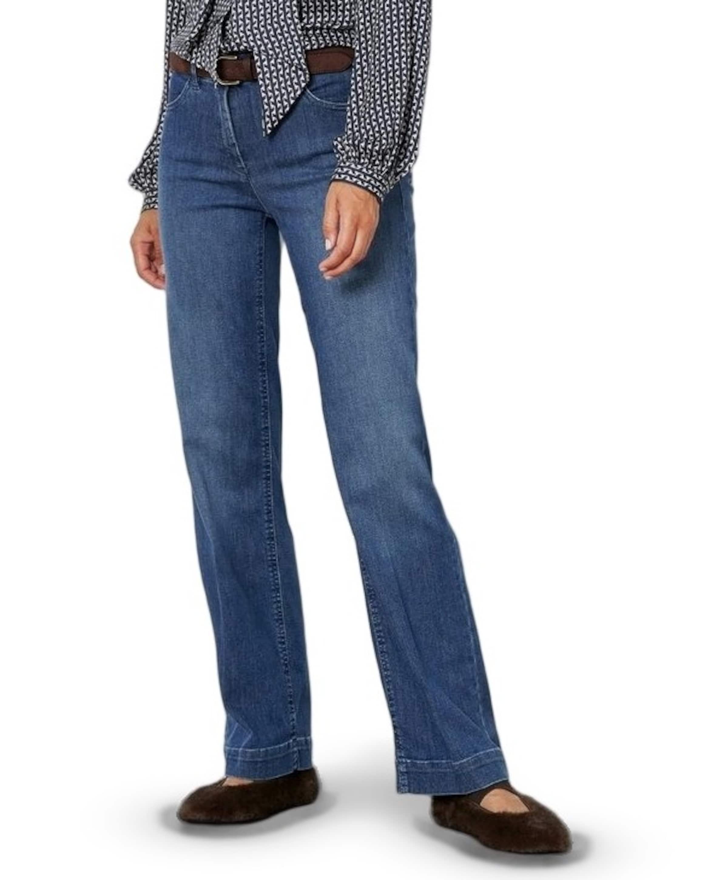 Jenny Wide dames jeans blauw