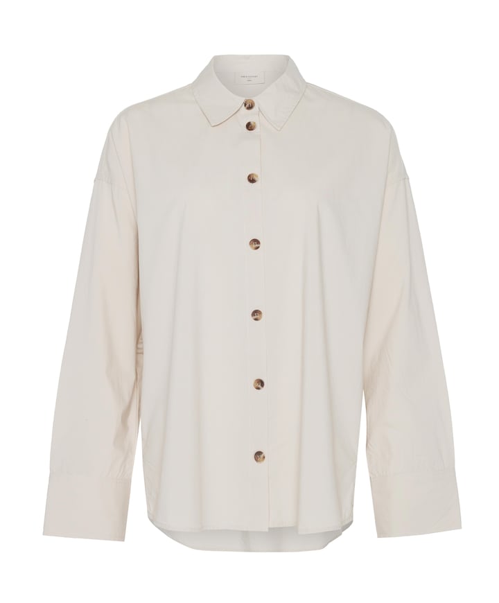 Dames blouse beige