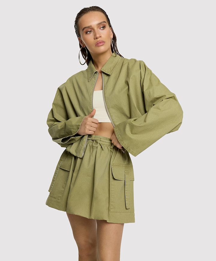 Dames rok groen