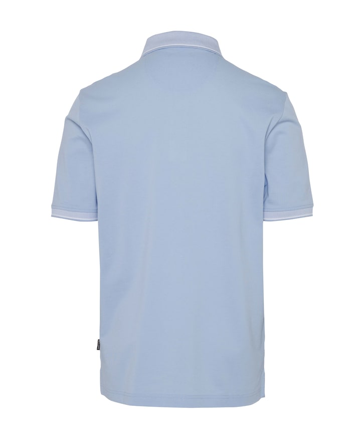 Heren polo blauw