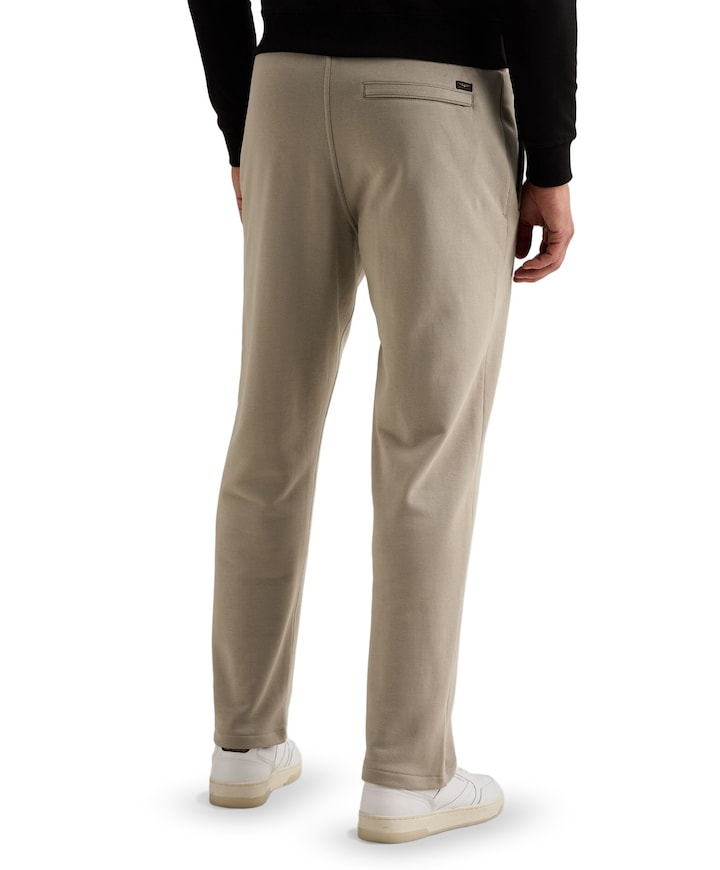 ELEVATED SWEAT PANTS PEACHED TERRY heren broek beige