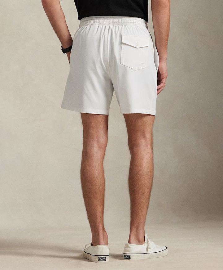 Woven heren zwembroek ecru