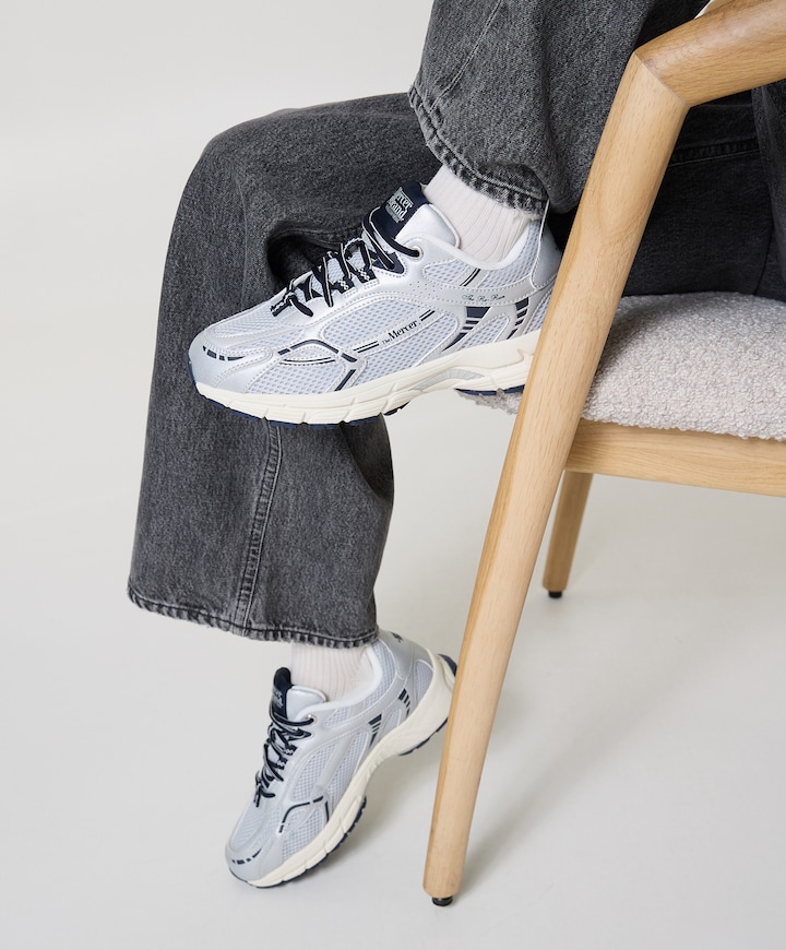 The Re-Run Speed dames sneakers zilver