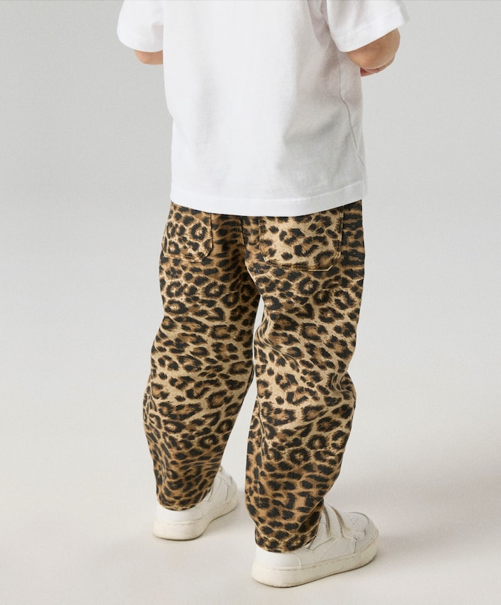 NMFBELLA MOM TWI PANTS 4444-TD NOOS meisjes jeans bruin
