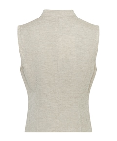 Dames gilet beige