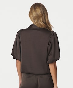 Dames blouse bruin
