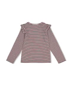 Meisjes longsleeve bordeaux