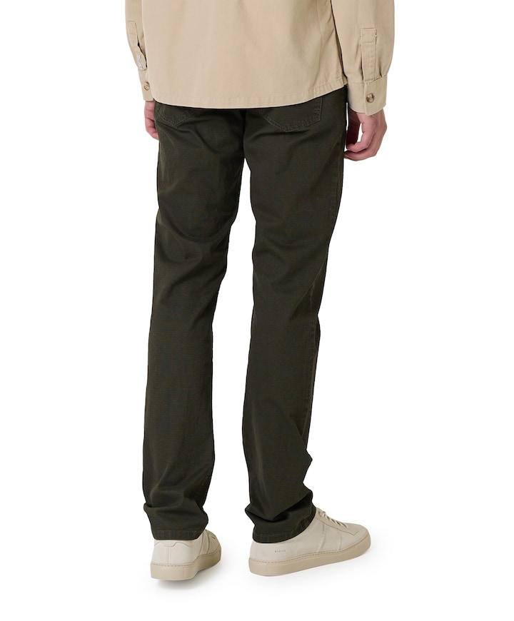 5-Pocket Modern Fit heren broek groen