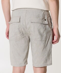 Short Chino With Linen heren korte broek beige