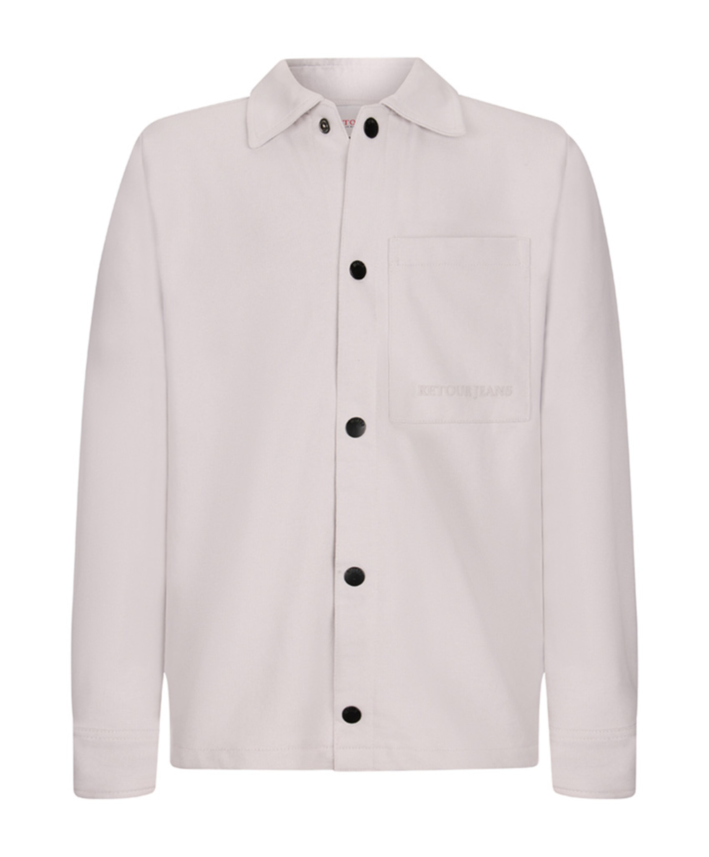 Overhemd lange mouw grijs