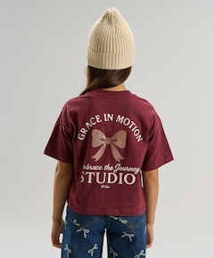Meisjes T-shirt bordeaux