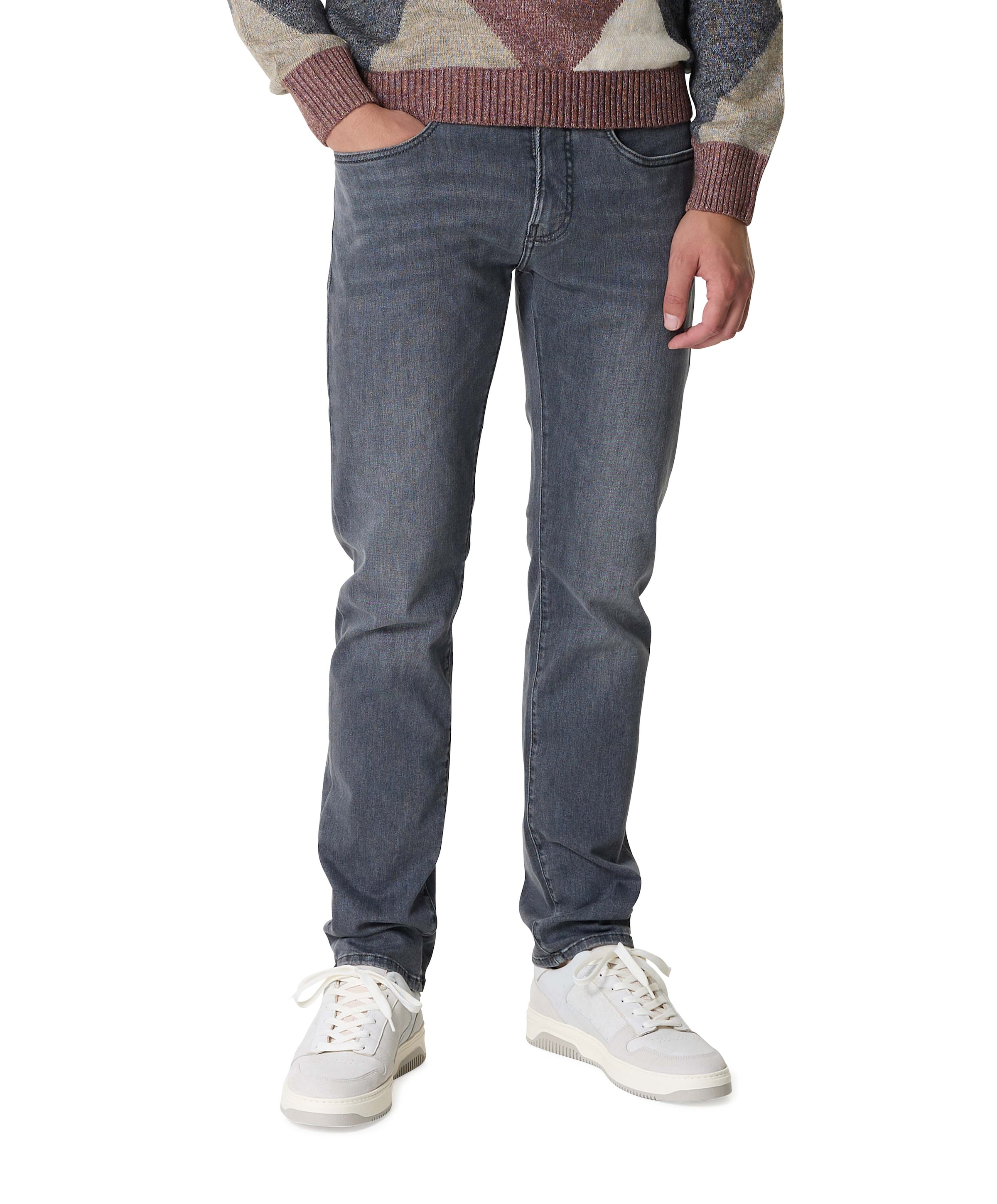 PC-Lyon tapered heren jeans grijs
