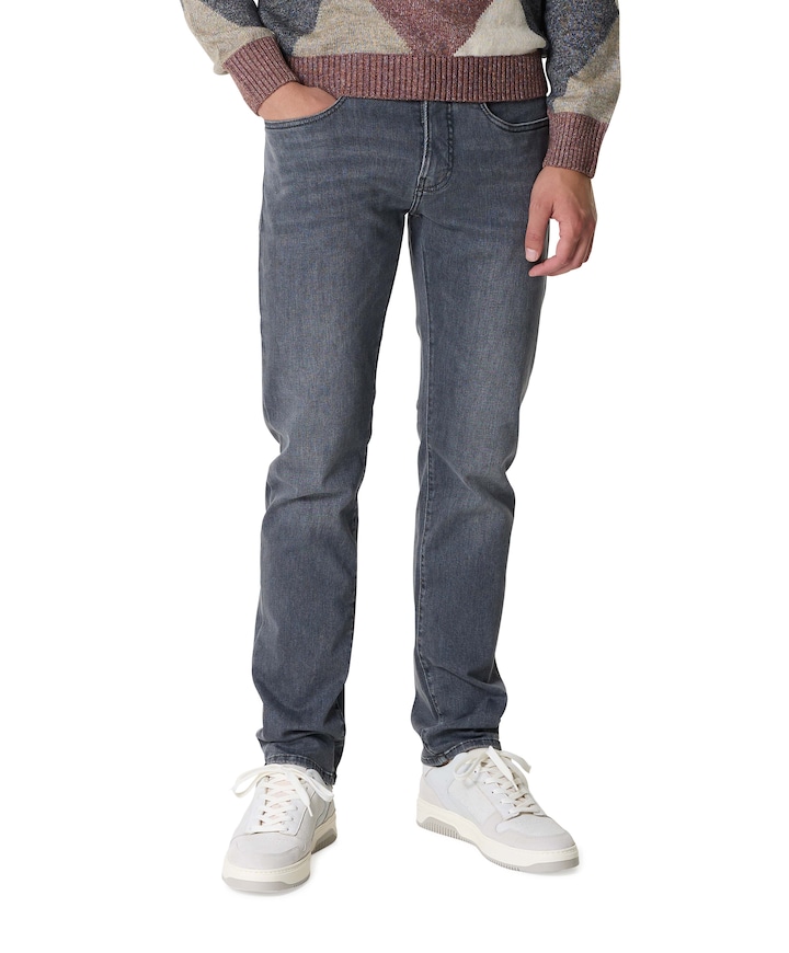 PC-Lyon tapered heren jeans grijs
