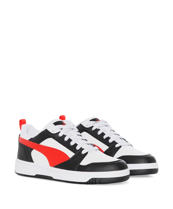 Puma reboud V6 low jr jongens sneakers zwart