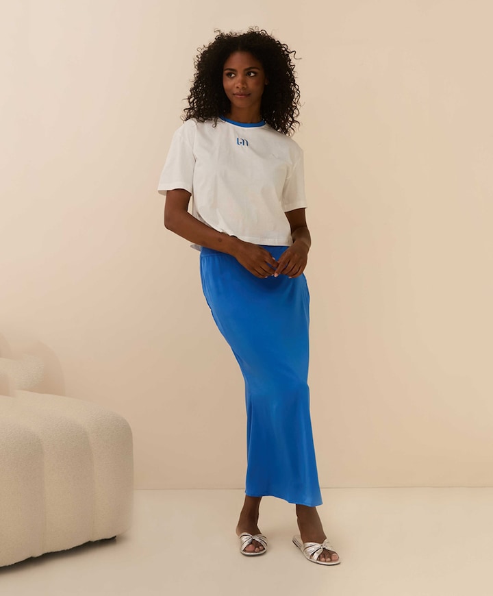 Rok blauw