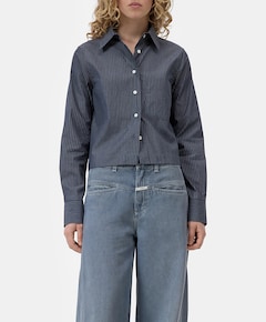 Dames blouse blauw