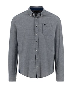 Heren overhemd lange mouw groen