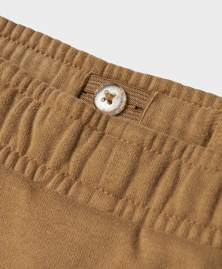 NMMILONDON REN SWEAT LIL broek bruin